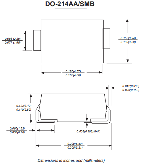 SS53肖特基二极管参数