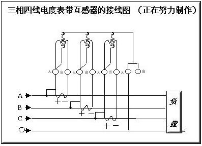 380三相4线电表接线图