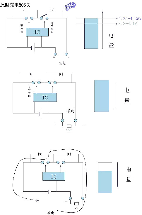 电池保护板原理图