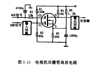 双栅MOS场效应管