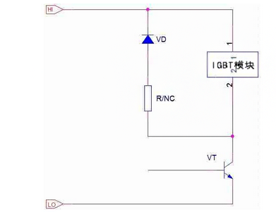 IGBT模块并联续流二极管