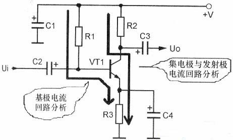 三极管直流电路，三极管交流电路