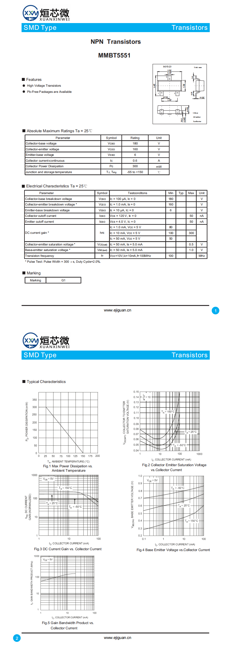 MMBT5551三极管