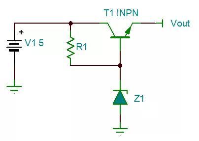 三极管稳压电路