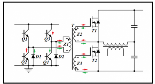 变压器驱动半桥电路