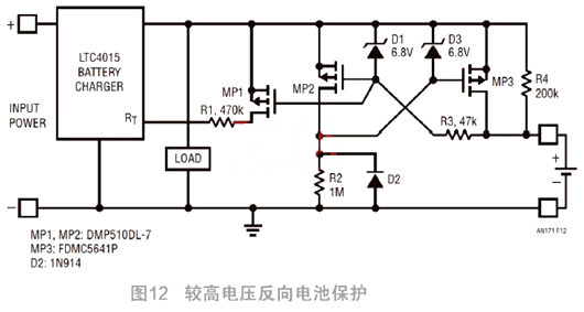 PMOS 电池充电器 反向 保护