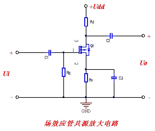 场效应管 放大作用 恒流输出 开关导通