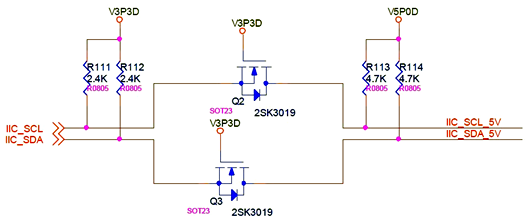 I2C 电平转换电路