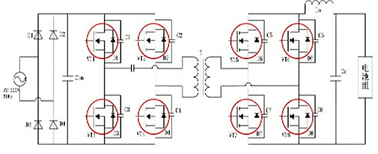 MOSFET 充电桩 电路