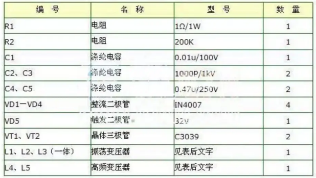 大功率变压器电路