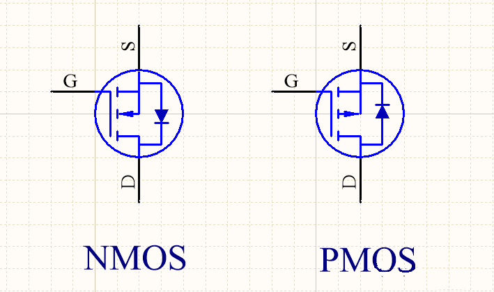 NMOS管 PMOS管 原理 选型